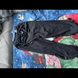 pink black sweatpants